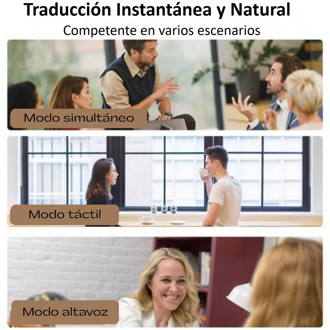 Traducción instantánea en tus oídos